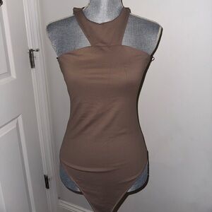 Abercrombie & Fitch Brown Mauve Bodysuit